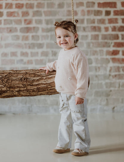GYMP - pullover Roza - old rose flower