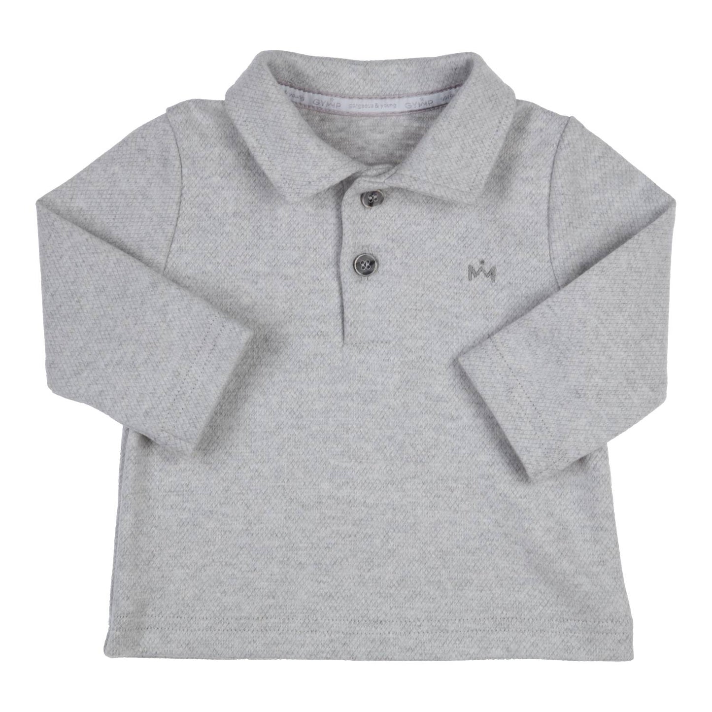 GYMP - polo Nolan - pale grey