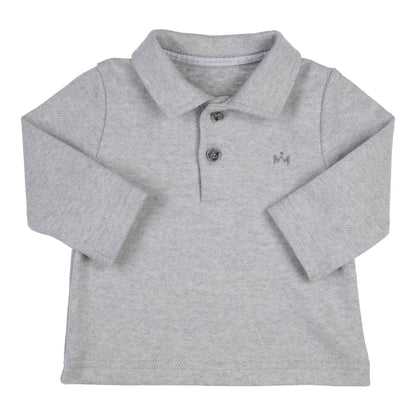 GYMP - polo Nolan - pale grey