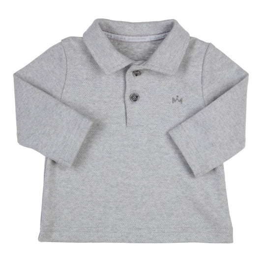 GYMP - polo Nolan - pale grey