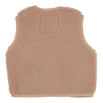 GYMP - teddy gilet Boston - beige