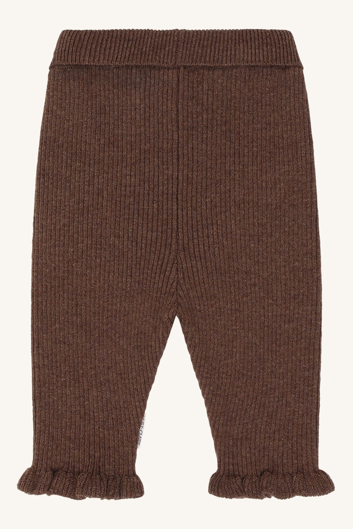 Hust & Claire - knit rib pants Lisa - toffee melange