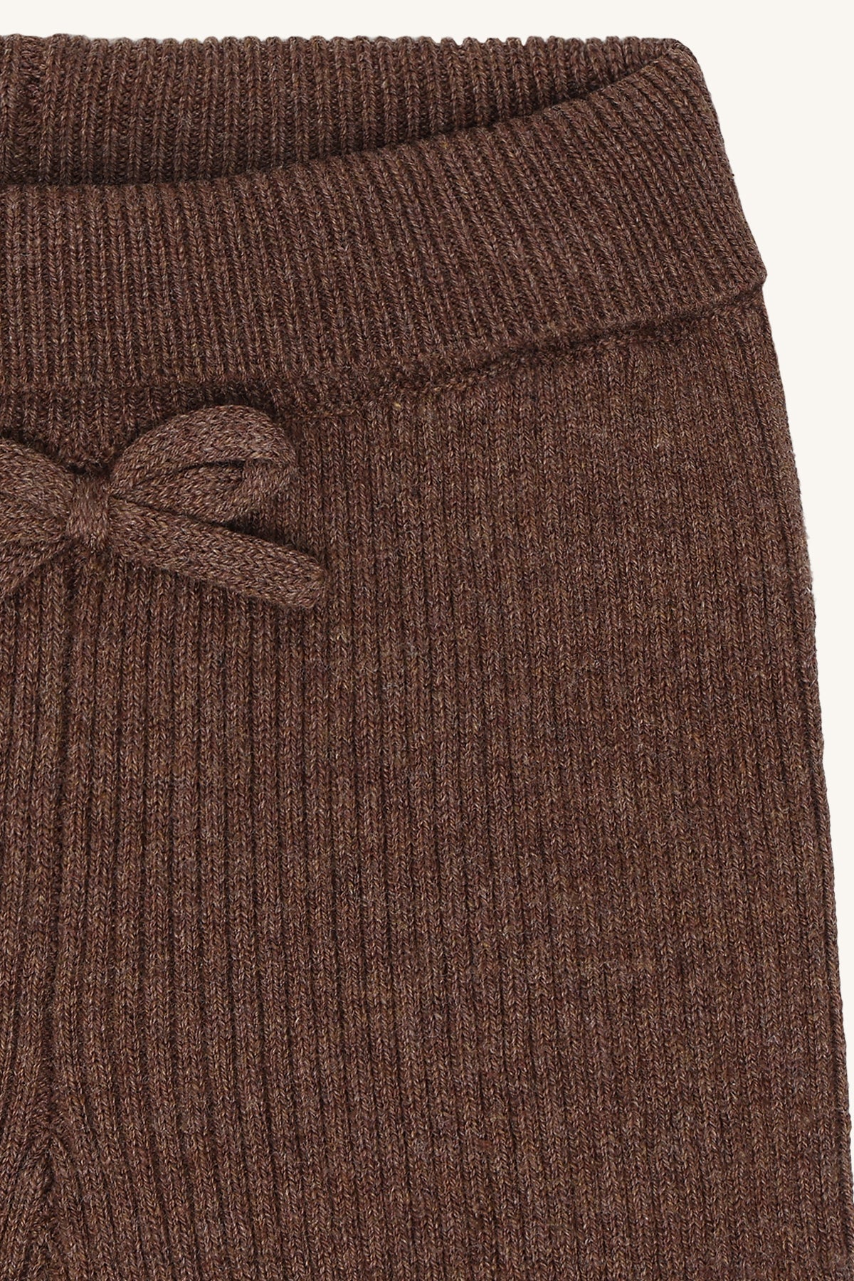 Hust & Claire - knit rib pants Lisa - toffee melange