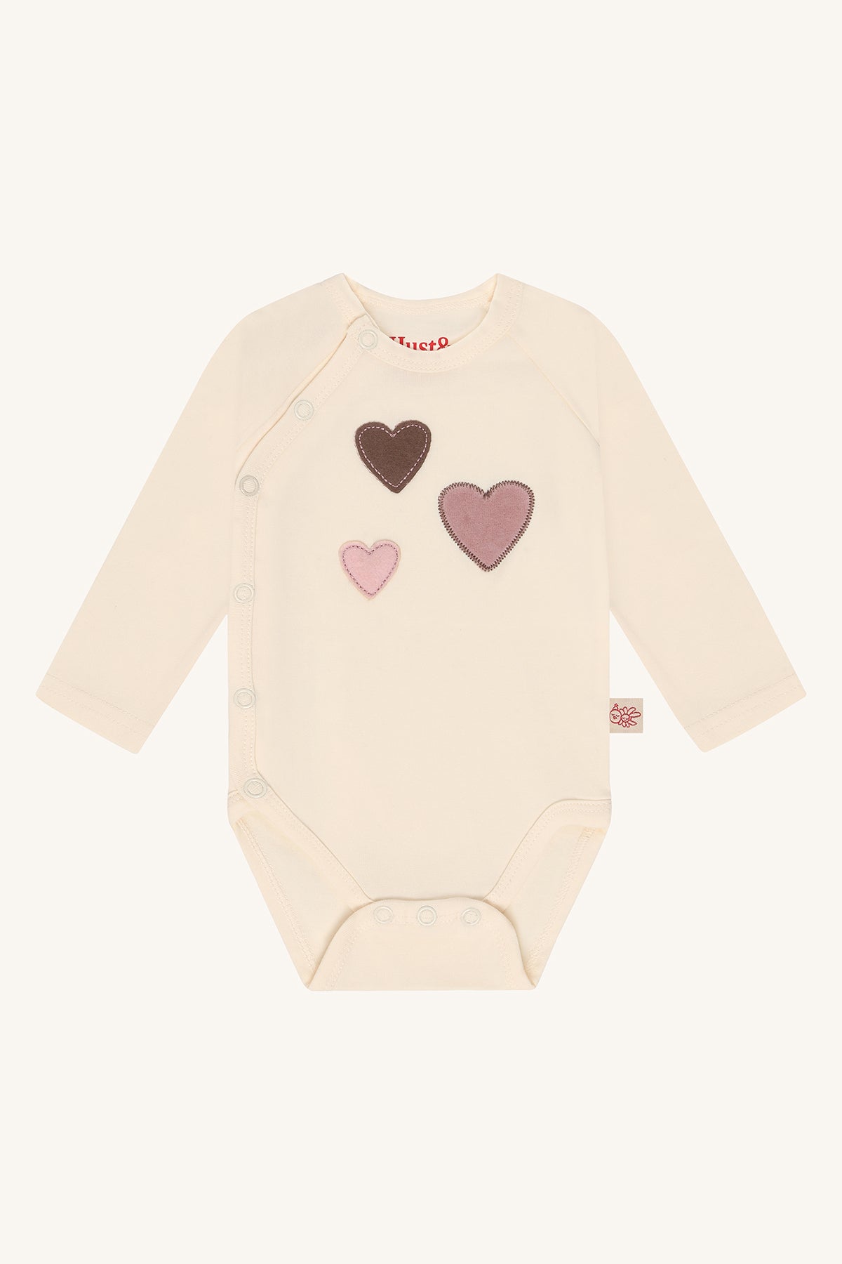 Hust & Claire - body Bing hearts - offwhite/ecru