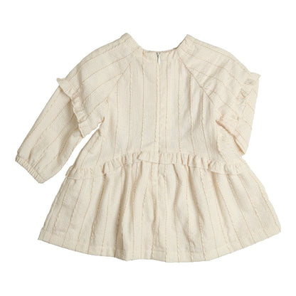 GYMP - dress Rafaela - ecru gold
