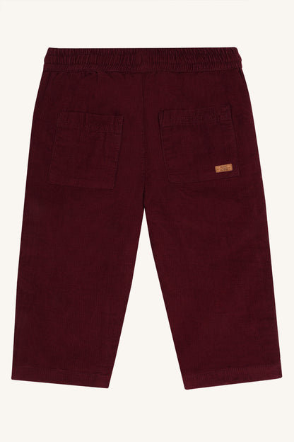Hust & Claire - corduroy pants Trevor - red chocolate