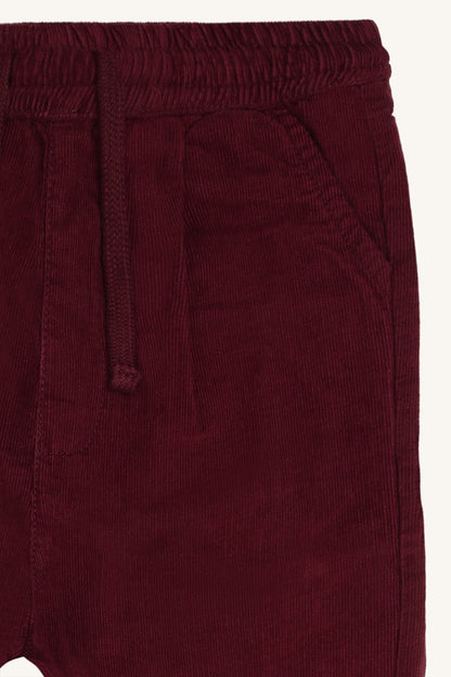 Hust & Claire - corduroy pants Trevor - red chocolate