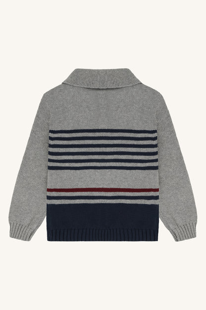 Hust & Claire - pullover Pelle - grey melange