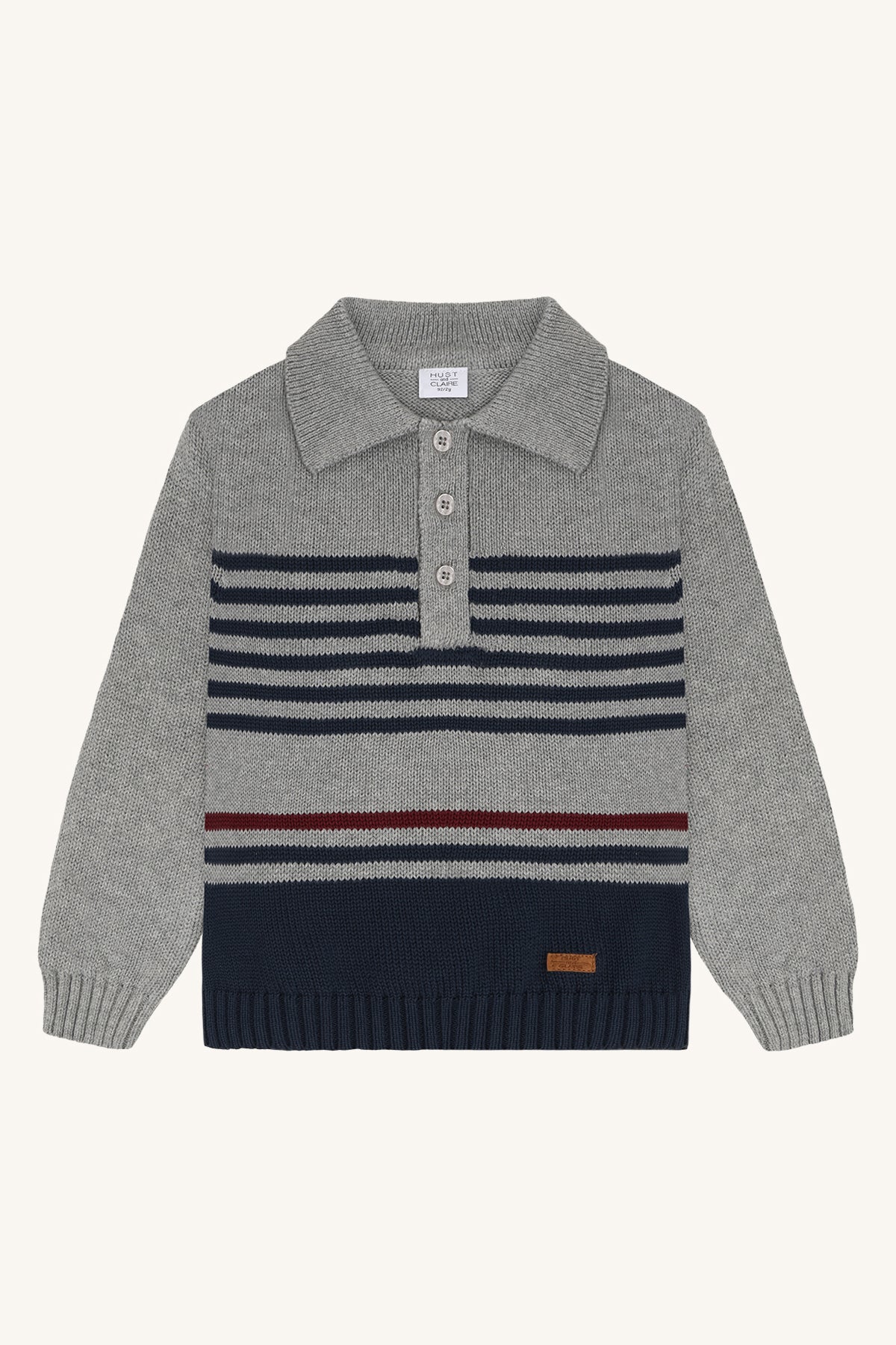 Hust & Claire - pullover Pelle - grey melange
