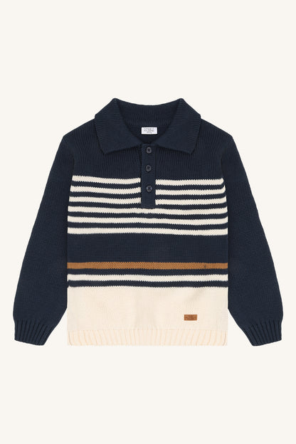 Hust & Claire - pullover Pelle - blues