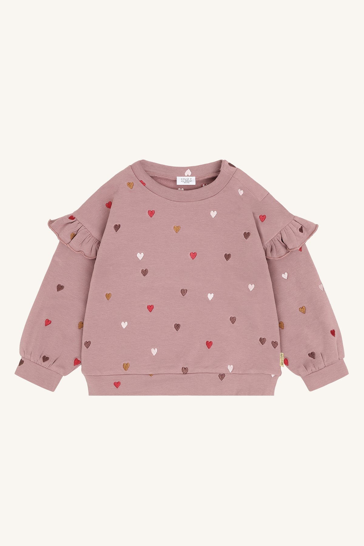 Hust & Claire - sweater heartbeat Sicillia - heather