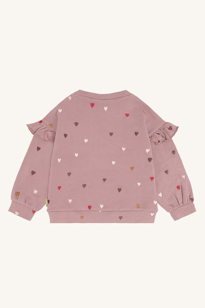 Hust & Claire - sweater heartbeat Sicillia - heather