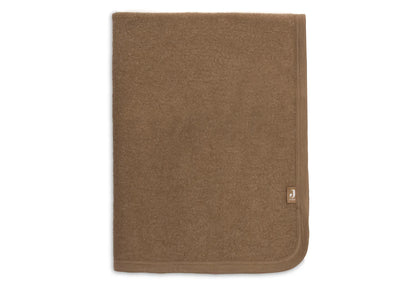 Jollein - merino wool felted blanket crib - dark hazel