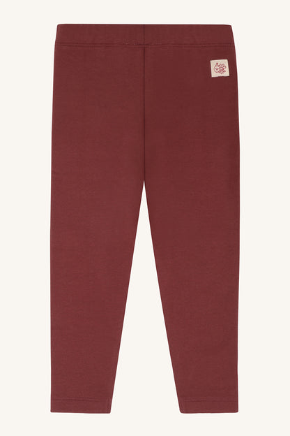 Hust & Claire - legging Lisa brushed - maroon red