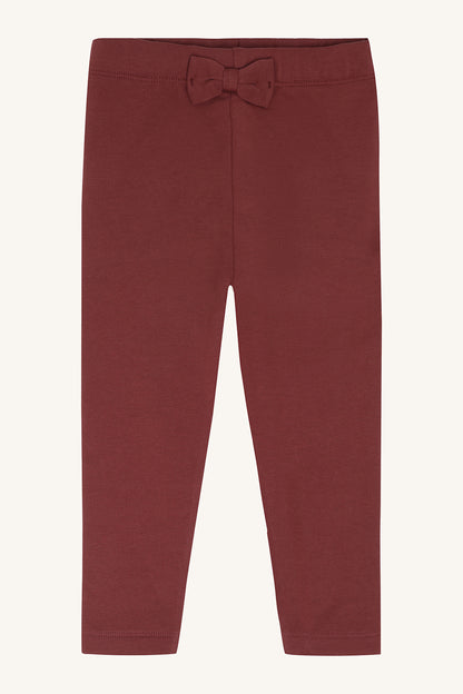 Hust & Claire - legging Lisa brushed - maroon red