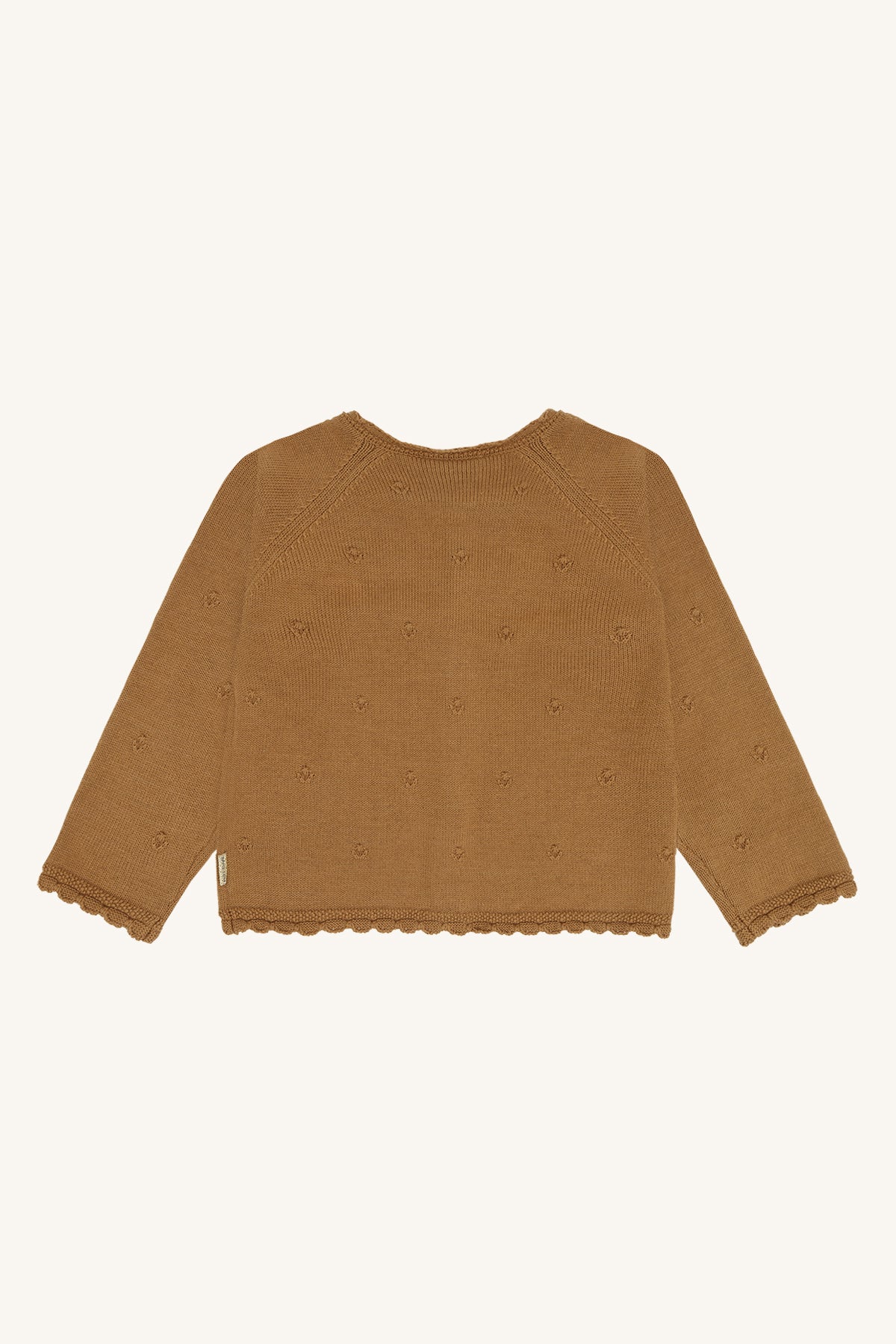 Hust & Claire - pointelle cardigan Cilja - chipmunk