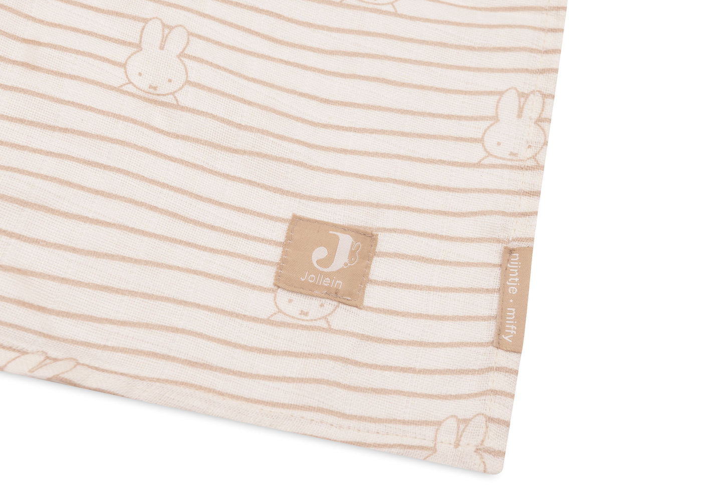 Hydrofiele doek Miffy stripe biscuit large ~ 2 stuks