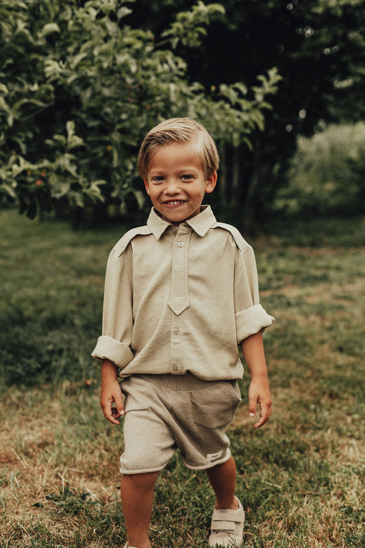 Baje Studio - linen blouse Texas - sand