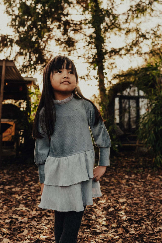 Baje Studio - dress Ayles - greyish blue