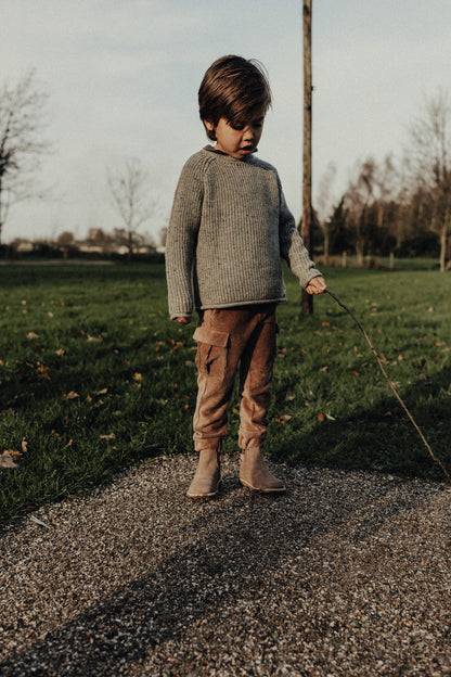 Corduroy pants Woolwich ~ taupe