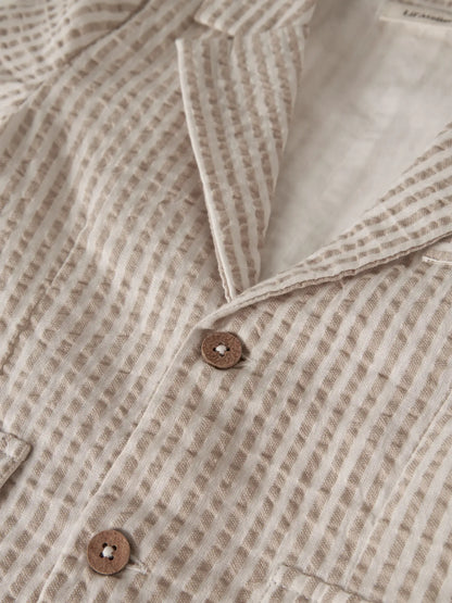 Lil'Atelier - seersucker blazer Fausto - stripe