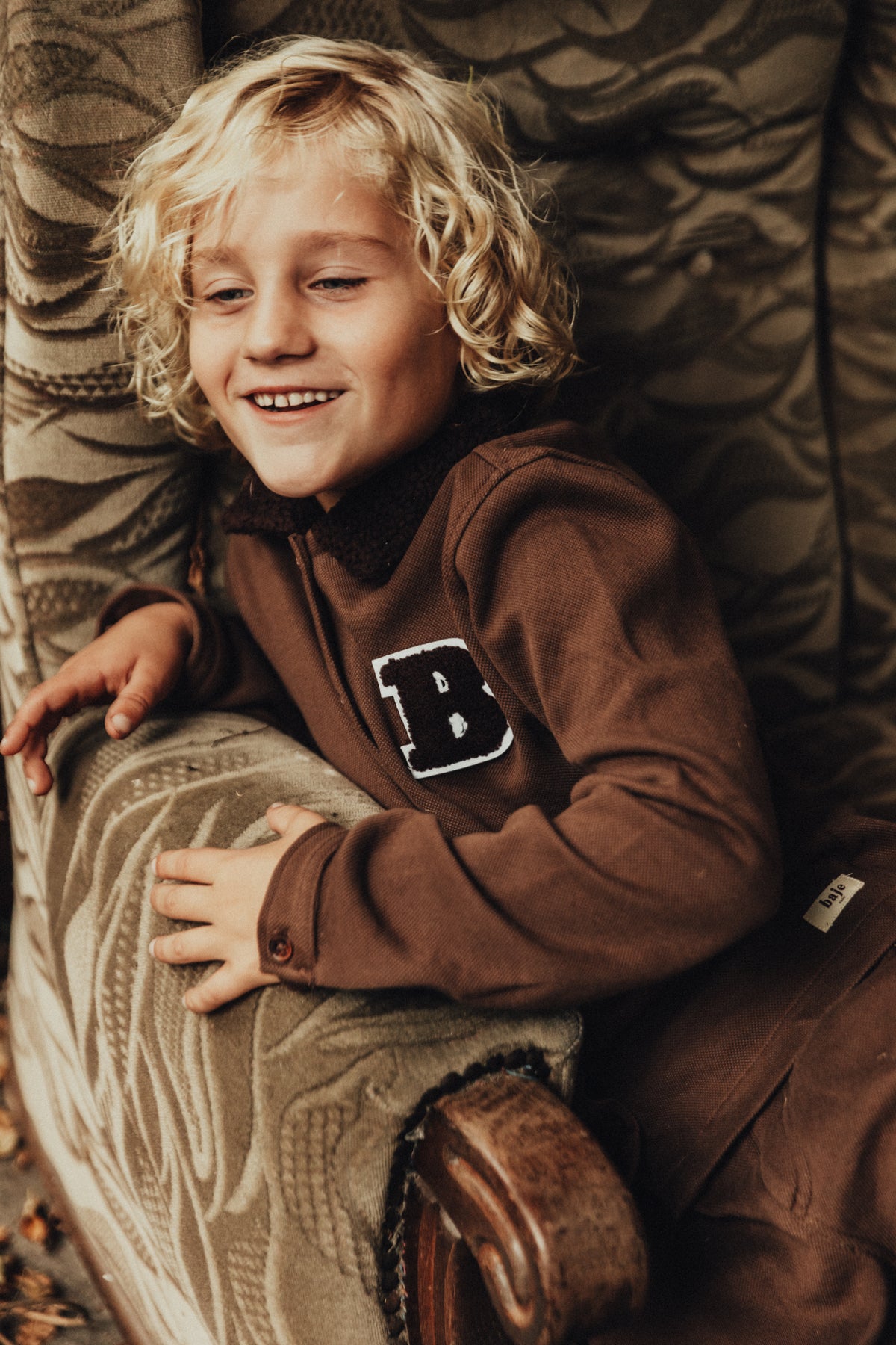 Baje Studio - blouse Bai - brown dark