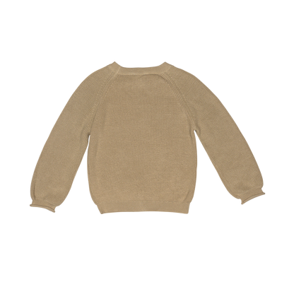 Knitted sweater Bendigo ~ sand