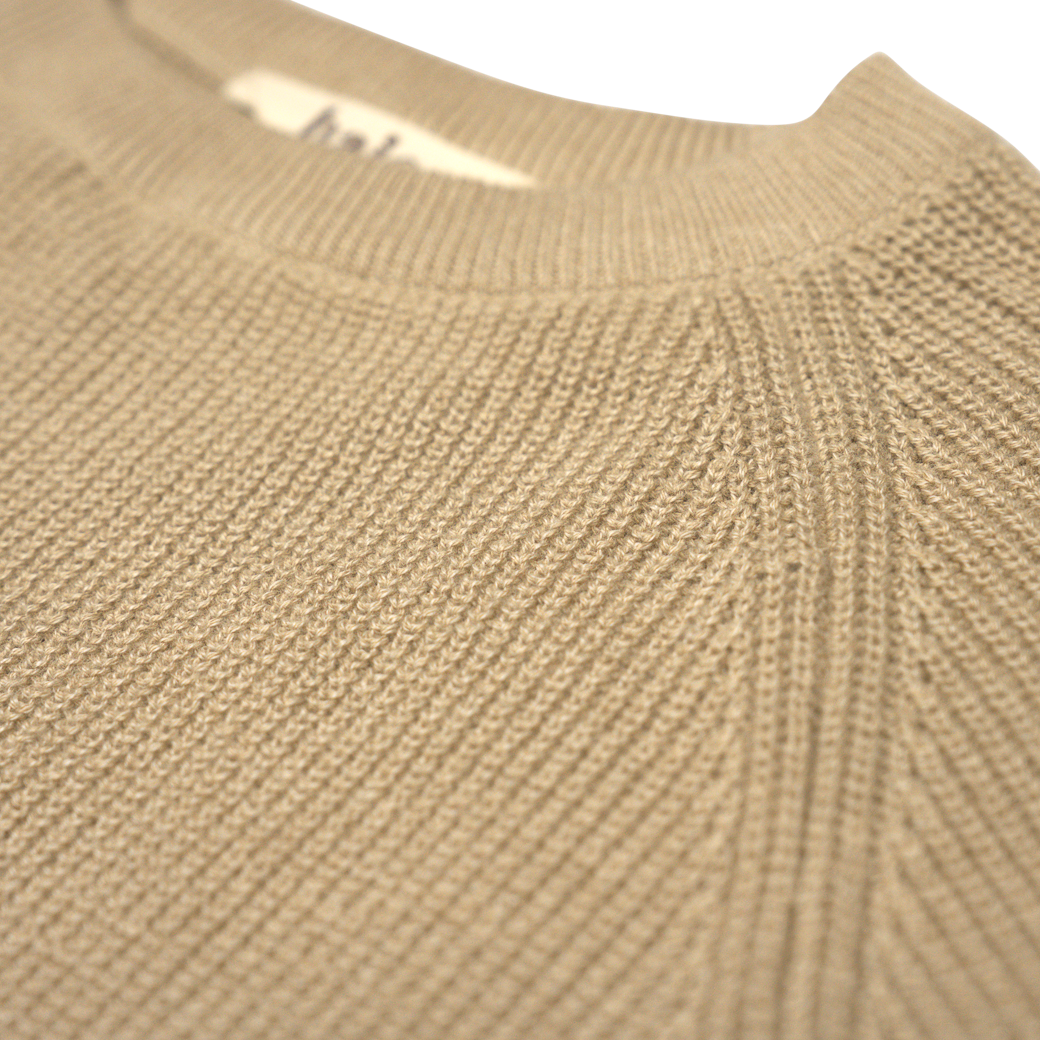 Knitted sweater Bendigo ~ sand