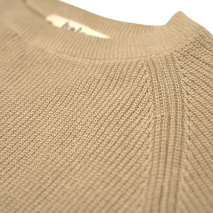 Knitted sweater Bendigo ~ sand