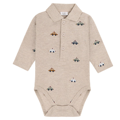 Hust & Claire - body Bendy police cars - beige melange