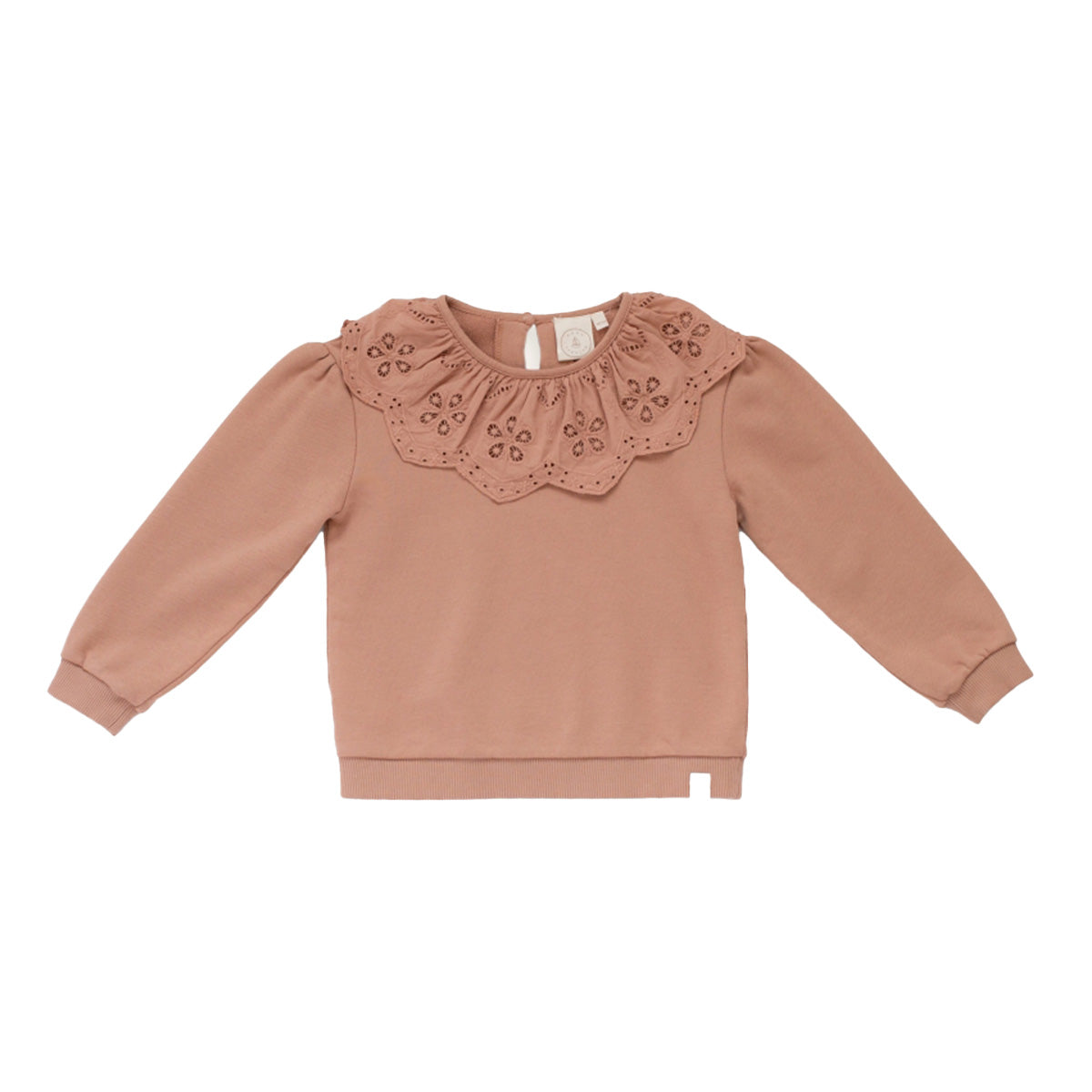 Navy Natural - broderie sweater Bibi - cork