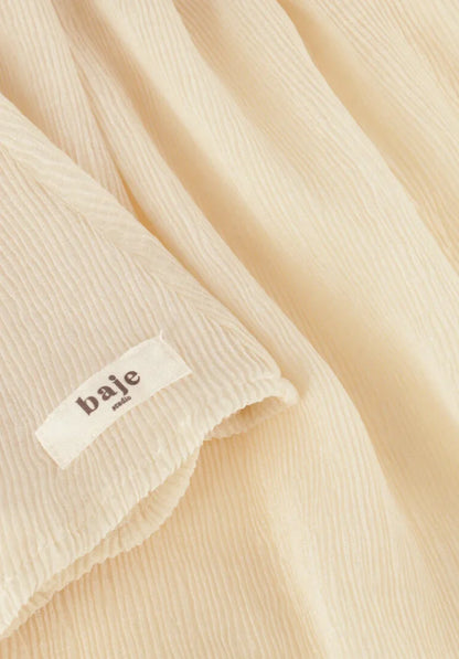Baje Studio - crincle woven skirt Birre - crème oat