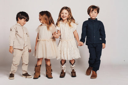 Baje Studio - linen blouse longsleeve Mace - beige