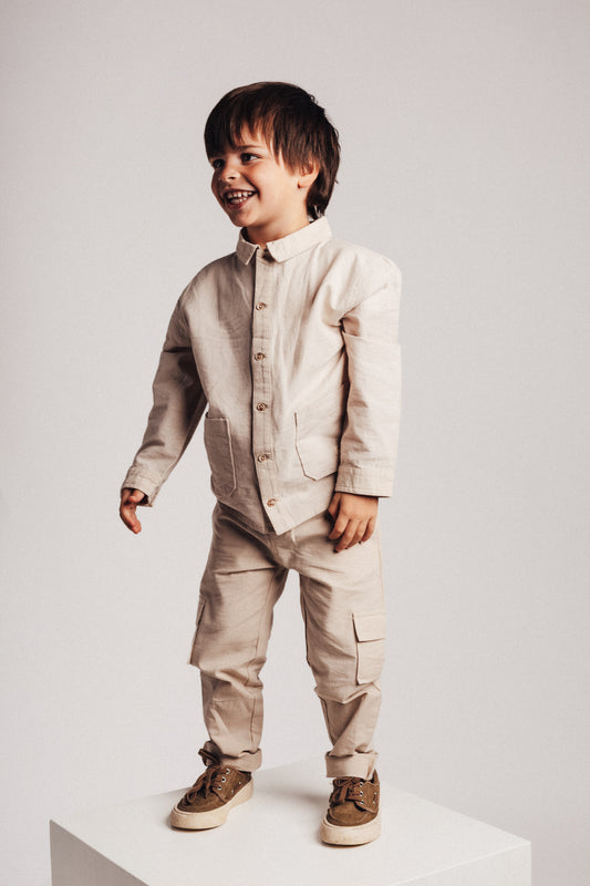 Baje Studio - linen pants Makai - beige