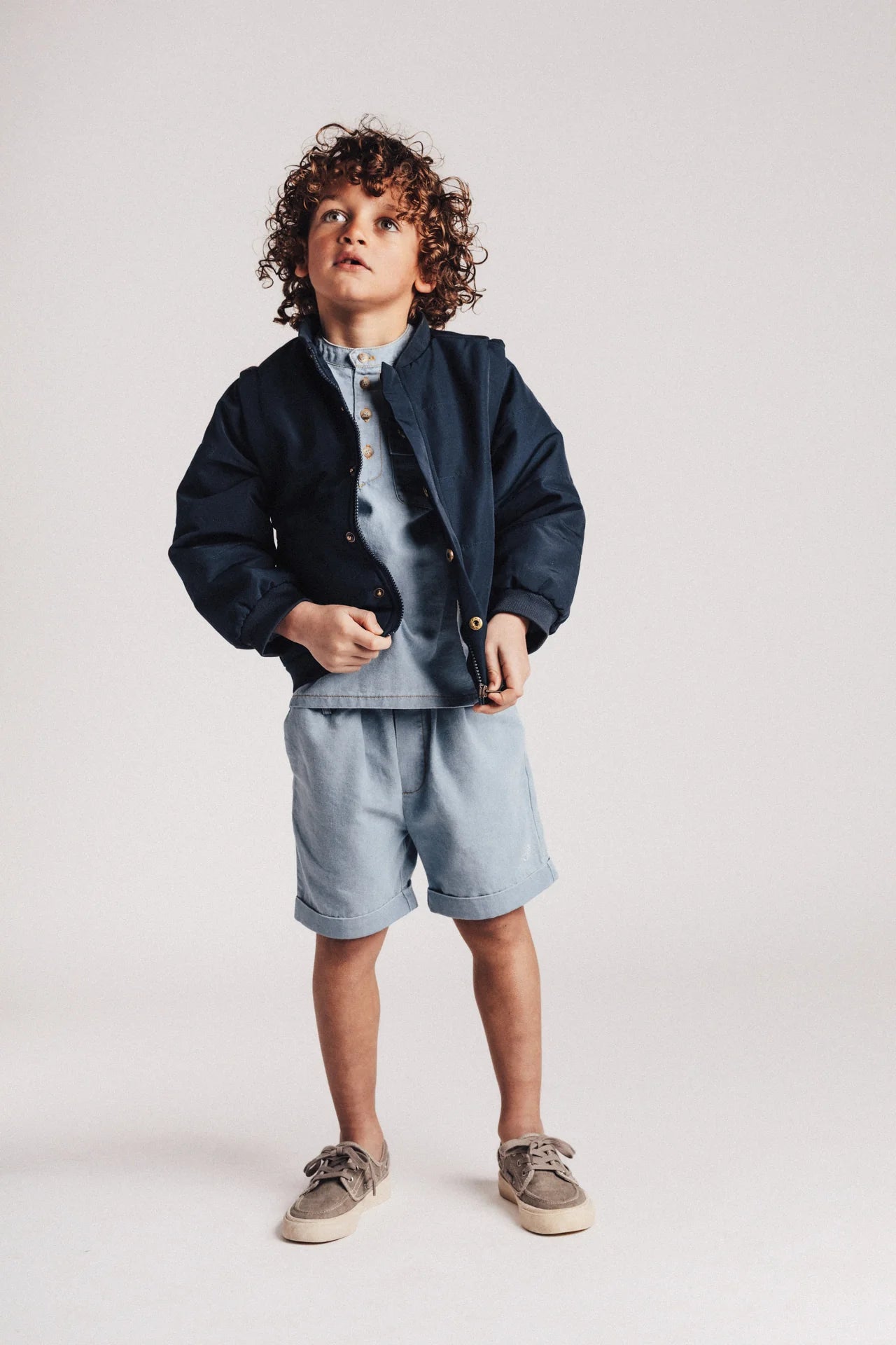 Baje Studio - jacket Montel - blue dark