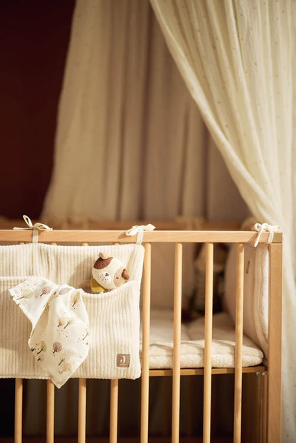 Jollein - boxopbergzak organizer cloudy rib - Oatmeal