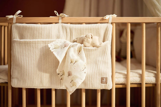 Jollein - boxopbergzak organizer cloudy rib - Oatmeal