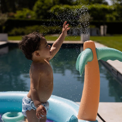 Swim Essentials - adventure pool w/ slide - Bright Waves Rainbow