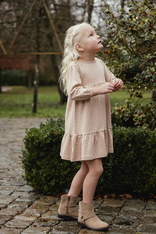 UAUA - tiered dress - rosa floral