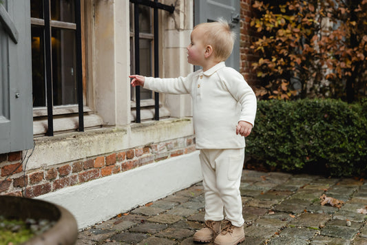 UAUA - polo longsleeves - perla