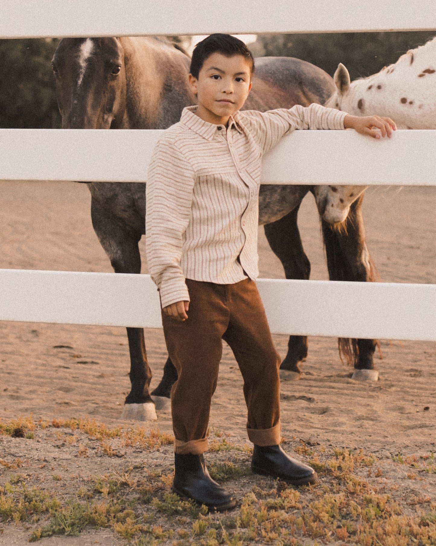 Blouse Walker ~ saddle pinstripe