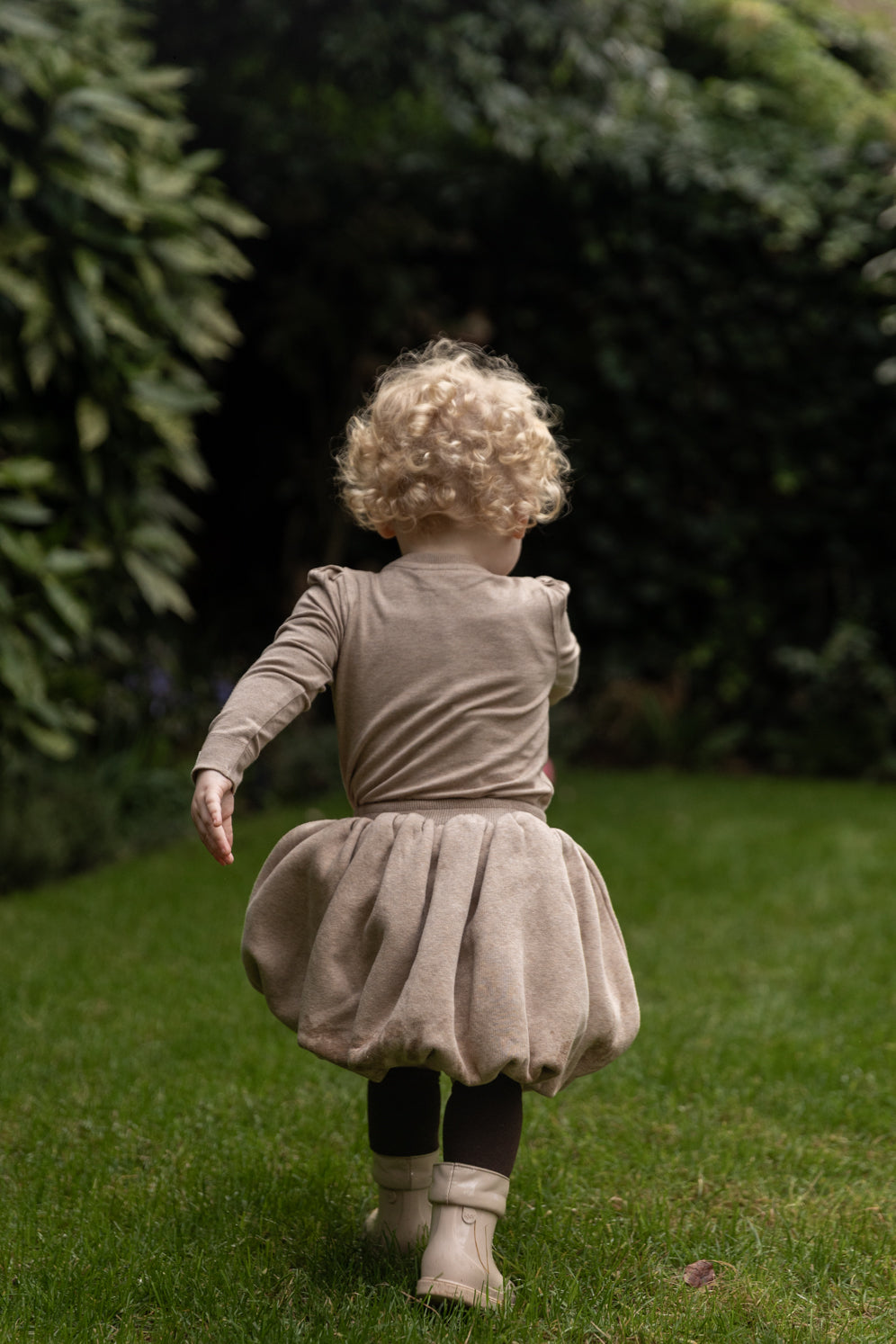 Baje Studio - balloon skirt Vlori - taupe light