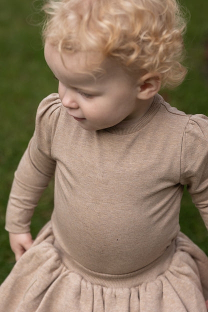 Baje Studio - longsleeve Ruby - taupe light