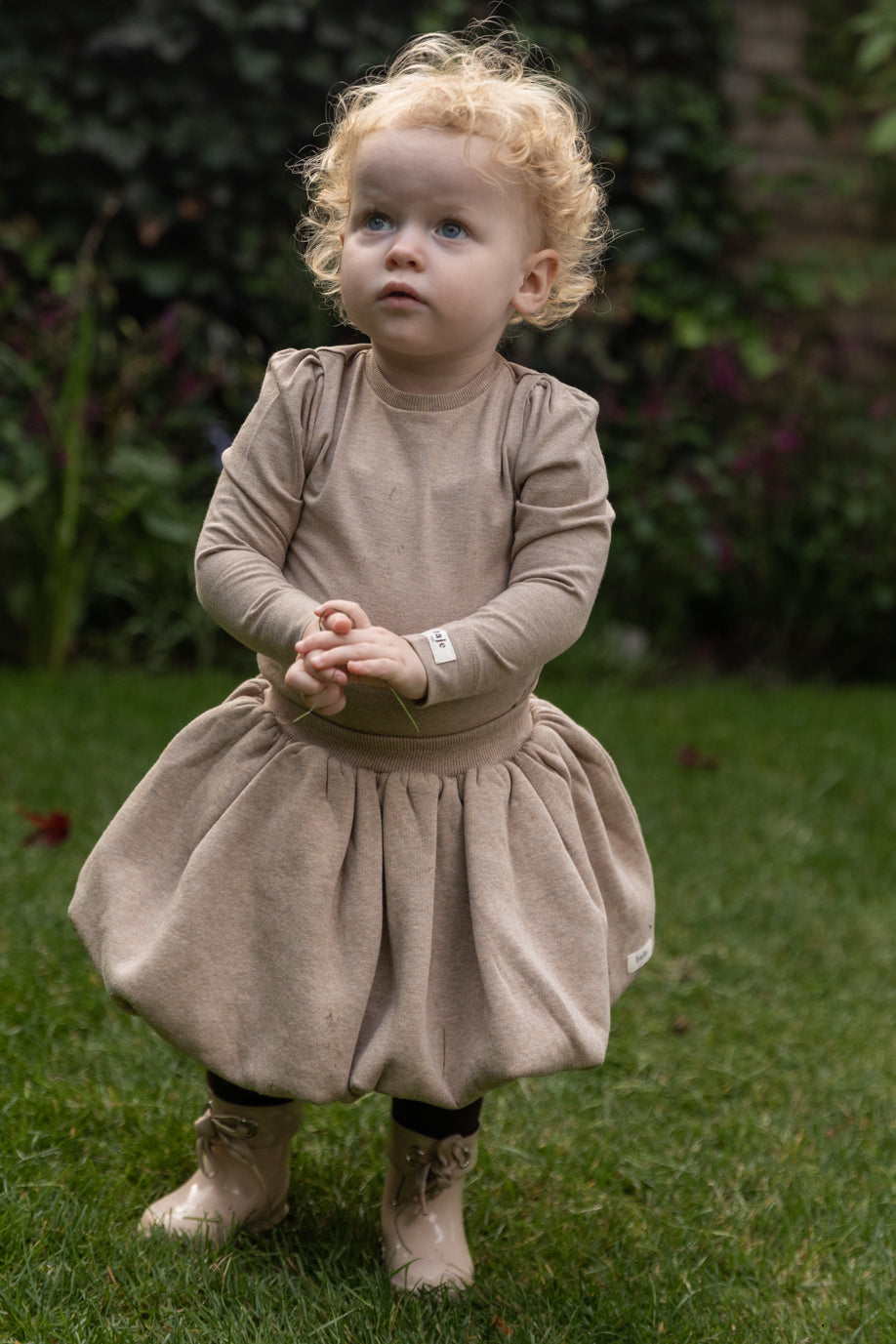 Baje Studio - balloon skirt Vlori - taupe light
