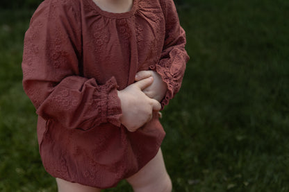 Lil'Atelier - jacquard woven body Nopa - mahogany