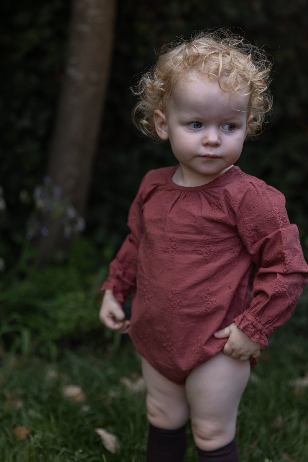 Lil'Atelier - jacquard woven body Nopa - mahogany