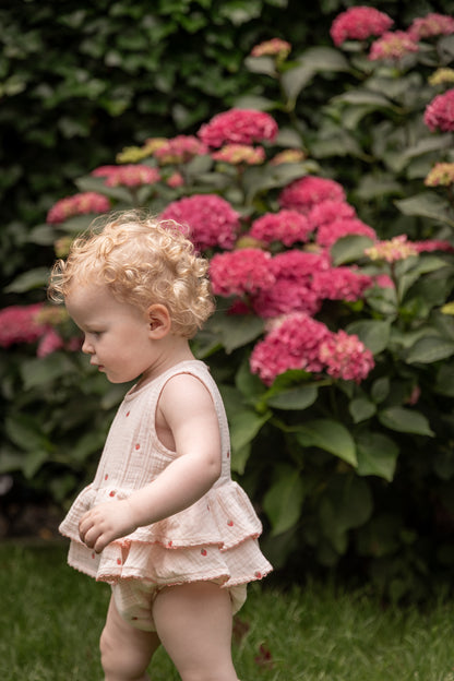 Lil'Atelier - muslin suit strawberry's - morganite pink