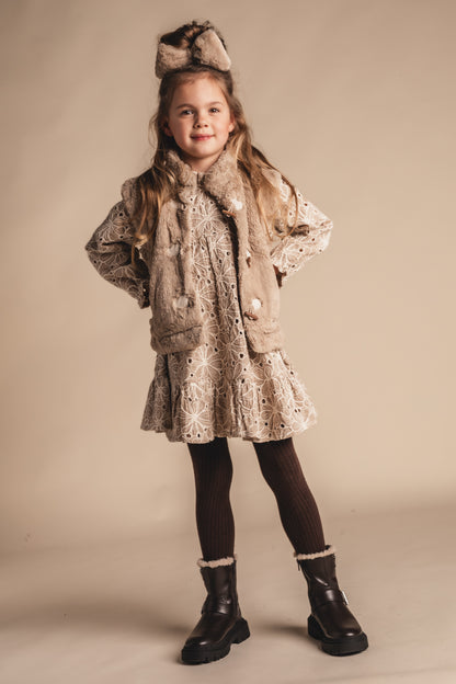 Baje Studio - dress Chiara - taupe light