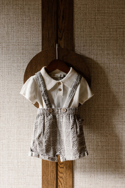 Lil'Atelier - shorts Filipe square - ultimate grey