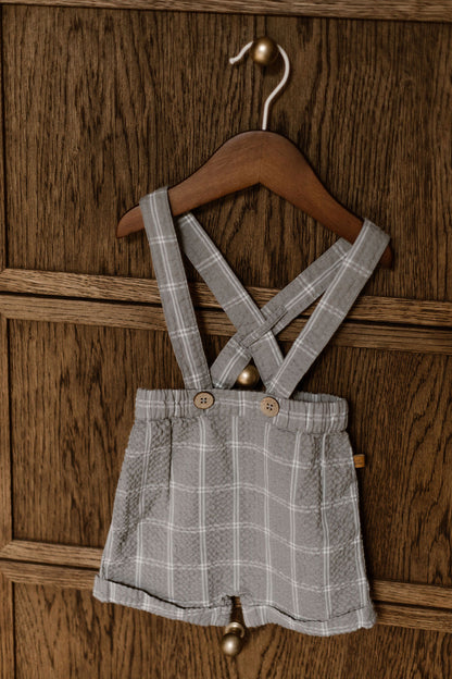 Lil'Atelier - shorts Filipe square - ultimate grey